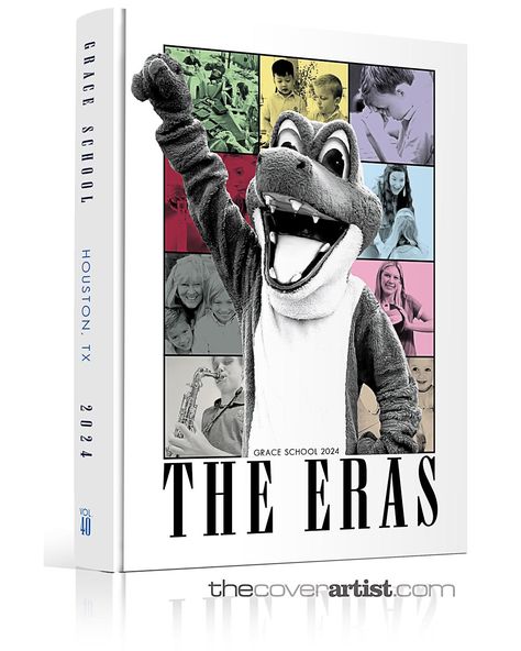 "The Eras" - Grace School - Houston, TX  Even if you’re not ready for a cover appointment, book one for your future self! Fall dates are very limited and won’t last long. You’ll be glad you reserved your spot.  http://www.thecoverartist.com/contact  ***  #YearbookIdeas  *Actual cover may differ from one presented here. I’m just a consultant.  #YBK #Yearbook #YearbookCover #YearbookTheme #YearbookIdea #BookCover #CoverDesign #Bookstagram #GraphicDesign #AdobeIllustrator Eras Tour Yearbook, Themes For Yearbook, Yearbook Design Cover, Unique Yearbook Themes, High School Yearbook Themes Spotify, Yearbook Cover Ideas Highschool, Movie Theme Yearbook Pages, Rewind Yearbook Theme, Fun Yearbook Pages Ideas