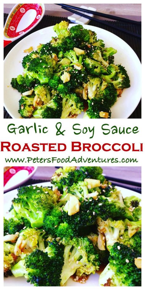 Super easy and delicious. Chinese style, oven roasted, flavourful and packed full of vitamins. The best broccoli side dish you ever had! Roasted Broccoli with Garlic and Soy Sauce Broccoli With Garlic, Broccoli Recipes Side Dish, The Best Broccoli, Broccoli Side Dish, Best Broccoli, Roasted Broccoli Recipe, Broccoli Sauteed, Garlic Roasted Broccoli, Broccoli And Cauliflower