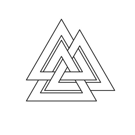 Valknut Symbol, Nordic Symbols, Lost Stars, Viking Logo, Big Magic, Odin God, Magic Powers, Image Bank, Viking Art