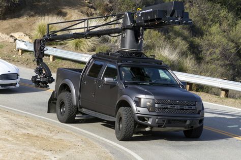 Tim Damon's SVT Raptor uses its Baja chops to get Hollywood's shots Panavision Camera, Ford Ranger Wildtrak, Film Equipment, Movie Making, Camera Car, Camera Rig, Ford Raptor, American Classic Cars, Movie Camera