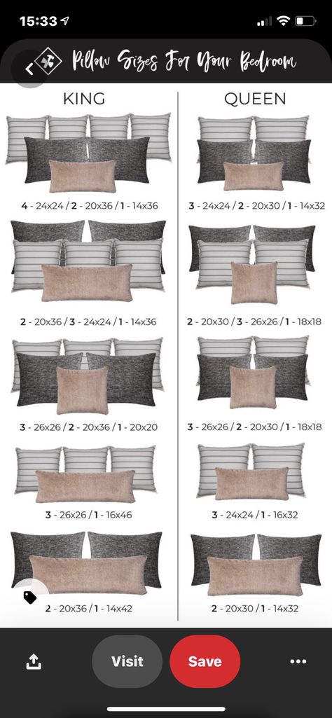 Bedroom Pillows Arrangement, Bedroom Redesign, Bed Wall Decor, Cal King Bedding, Toddler Girl Room, Pillow Arrangement, Bedding Ideas, Pretty Pillow, King Bedroom