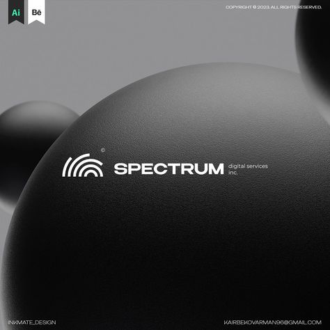 Spectrum© - Visual identity by Inkmate • • We create digital solutions that change people's lives for the better! Spectrum creates digital… | Instagram Product Identity Design, New Branding Ideas, Spectrum Logo Design, Tech Startup Logo, & Logo, Digital Branding Design, Solution Logo Design, Spectrum Logo, Logo Live