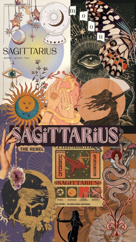 #sagittarius #astrology #celestial Astrology Signs Wallpaper, Sagittarius Collage Wallpaper, Saggitarius Aesthetic Pictures, Sagittarius Iphone Wallpaper, Saggitarius + Core + Aesthetic, Saggitarius Sun Aesthetic, Sagittarius Bedroom Aesthetic, Moon In Sagittarius Aesthetic, Sagittarius Room Aesthetic