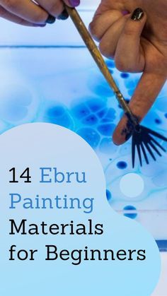 Selection of affordable must-have ebru painting materials in this ebru painting materials guide for all levels and wallets Suminagashi Marbling, Art Techniques Tutorial, Beginners Acrylic Painting, Paper Marbling, Ebru Art, Fabric Dyeing Techniques, Painting School, Marbling Techniques, Painting Materials