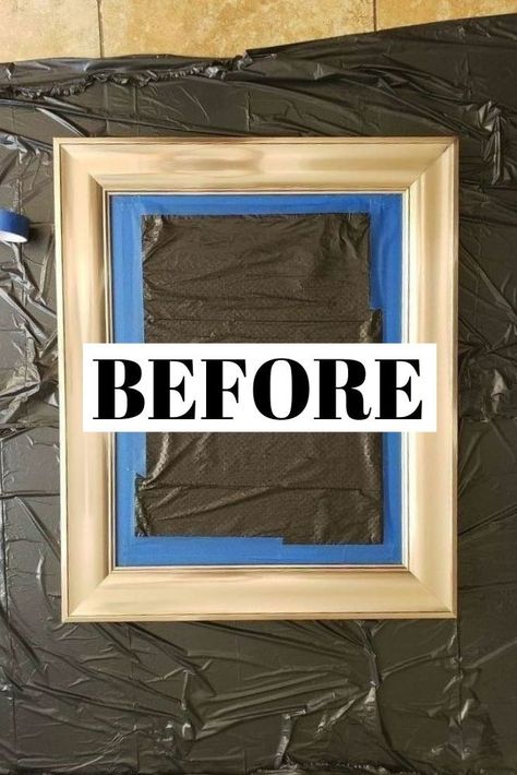 Give your bathroom a whole new look with this simple diy renovation. Upcycle an old mirror with this simple farmhouse look. #diy #mirror #bathrooms #farmhouse thrift store farmhouse decor Mirror Stenciling Ideas, Diy Bathroom Mirrors, Mirror Redo Diy, Farmhouse Bathroom Mirror, Diy Farmhouse Bathroom, Mirror Redo, Diy Dishwasher Tablets, Farmhouse Bathroom Mirrors, Silver Framed Mirror