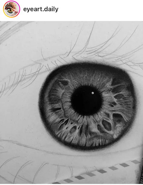 Eye Pattern Drawing, Drawing A Realistic Eye, Scary Eyes Art, Hyper Realistic Drawings Black And White, Small Pencil Art, How To Draw Eyes 3/4 View, How To Draw Creepy Eyes, Draw Dimples, Brown Eyes Drawing