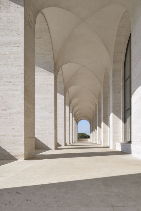 Marco Costanzi Architetto, Hélène Binet, Andrea Jemolo, Gionata Xerra · Fendi HQ · Divisare Monumental Architecture, Neoclassical Architecture, Italian Architecture, Classical Architecture, Sustainable Architecture, Architecture Portfolio, Architectural Digest, Contemporary Architecture, Walkway