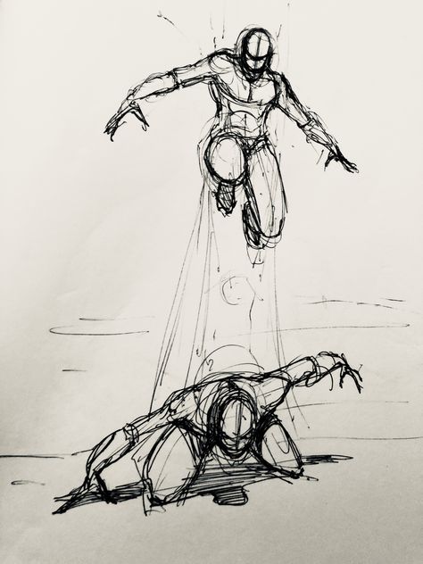 ‪#animation #sketch #dynamic #poses #leap #sketchbook #gesture #mikephillipsart #pose #keyframes 199/365 #pose #landing #artist ‬ Comic Dynamic Poses, Action Sketch Poses, Landing Reference Pose, Leaping Pose Reference, How To Draw Action Poses, Landing Pose Reference Drawing, Puppeteer Reference, Battle Poses Reference, Wild Poses Reference