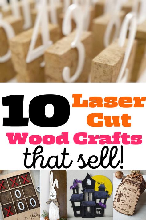 Looking for a weekend project with your kids? Try these easy laser cut wood crafts! They're simple, fun, and the perfect way to spend quality time together. From cute animals to geometric shapes, your kids will love creating and displaying their work. Laser Engraved Craft Fair, Wooden Unique Items, Glow Forge Projects To Sell Wood, Laser Engraver Projects That Sell, Laser Wood Art, Laser Product Ideas, Laser Made Gifts, Laser Ideas Wood, We Create Laser Projects