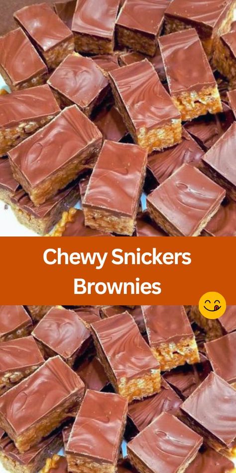 Indulge your sweet tooth with these irresistible Chewy Snickers Brownies! Combining the rich flavors of chocolate, espresso, and gooey Snickers bars, ... Chewy Snickers Brownies, Snicker Bars Recipe, Snickers Brownies, Snicker Brownies, Microwave Fudge, Scalloped Potatoes Cheesy, Snickers Bar, Easy To Make Desserts, Chocolate Espresso