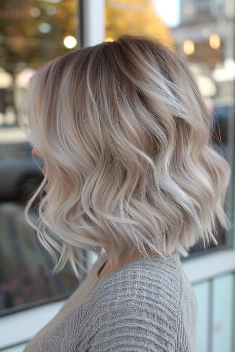 Long Choppy Bob Hairstyles, Long Choppy Bob, Hairstyles For Blondes, Edgy Bob Hairstyles, Blonde Short Hairstyles, Blonde Long Bob, Bob Blond, Colour Hairstyles, Ash Blonde Short Hair