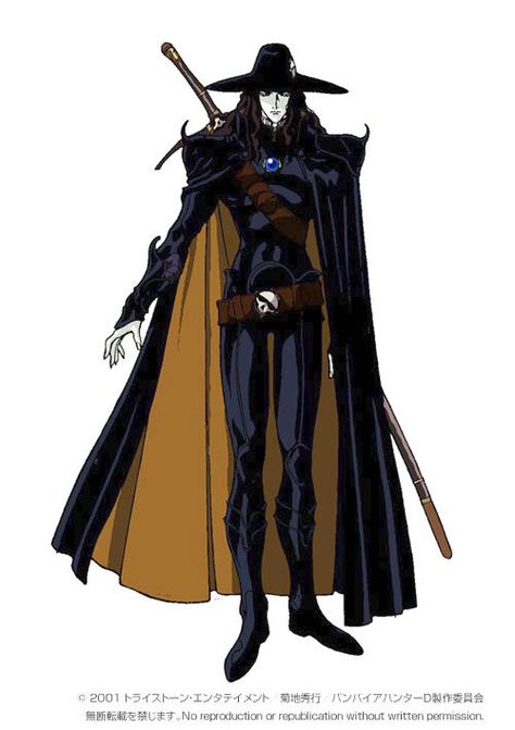 Art of Vampire Hunter D: Bloodlust Vampire Hunter D Bloodlust, Castlevania Dracula, Castlevania Anime, Vampire Hunter D, Vampire Hunter, Concept Art Character, 90s Anime, Character Sheet, Dracula