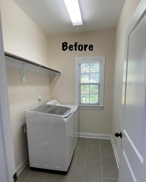 Laundry Room Remodel – How to Maximize a Small Space Small Laundry Room Mud Room Combo, Laundry Room With Gray Washer And Dryer, Medium Laundry Room Ideas, Small Laundry Room Front Loaders, Small Laundry Room Renovation, Laundry Small Room Ideas, Small Laundry Room Layout Floor Plans, Hallway Laundry Room Ideas Small Spaces, Small Laundry Mud Room Ideas