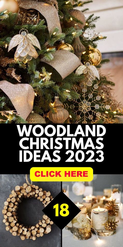 From the majestic allure of the woodland christmas tree to the detailed elegance of tablescapes, the comprehensive woodland christmas ideas 2023 guide serves as your compass to a festive season that’s rich in nature's charm, rustic elements, and an atmosphere that promises an unforgettable holiday experience. Cozy Woodland Christmas, Holiday Decorating With Tree Branches, Woodland Creatures Tree, Woodland Ornaments Diy Rustic Christmas, Cabin Christmas Tree Decor, Nature Christmas Tree Ideas, Natural Christmas Tree Decorations Rustic, Outdoorsy Christmas Tree, Natural Tree Decorations Xmas