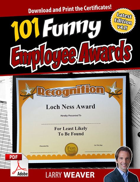 Funny Teacher Awards, Funny Office Awards, Funny Employee Awards, Funny Awards Certificates, Funny Certificates, Customer Service Week, Staff Awards, Funny Awards, Fun Awards