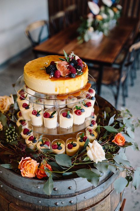 #weddingcake #cheesecake #weddingcheesecake #cakeflowers #wedding #chocolatemousse Not Cake Wedding Dessert, Grooms Table With Cheesecake, Cheesecake For Grooms Cake, Not Wedding Cake Ideas, Wedding Cake With Cheesecake, Wedding Flan Cake, Wedding Non Cake Ideas, Fall Cheesecake Wedding Cake, Wedding Cheesecake Cupcakes