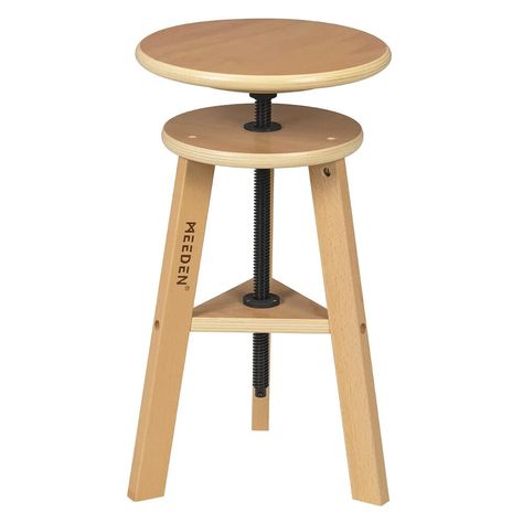 Stool Painting, Artist Stool, Wood Drafting Table, Drafting Stool, Kitchen Bars, Desk Stool, Painted Stools, Drawing Desk, Office Stool