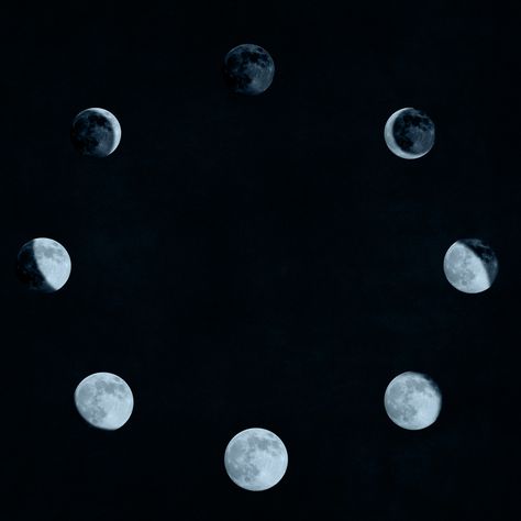 The New Moon marks the start of a new lunar and personal cycle. What is the influence of this the New Moon on our body and mind? Check out the lunar phases Healing Circles, Full Moon Phases, Thunder Moon, Wiccan Sabbats, Goddess Moon, Moon Circle, Closer To The Sun, Night Beauty, Lunar Phase