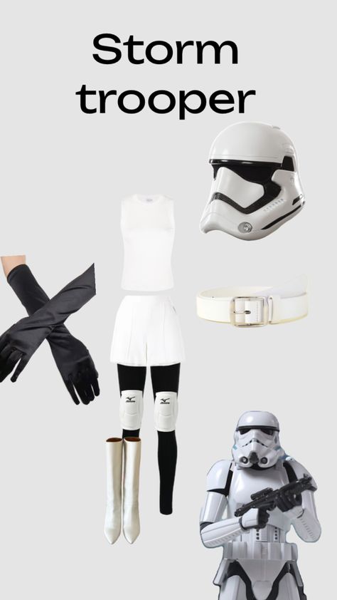 Storm trooper Halloween #starwars Stormtrooper Costume, Kylo Ren Costumes, Nest Ideas, Storm Trooper Costume, Star Wars Halloween Costumes, Dance Style Outfits, Aesthetic Star, Crows Nest, Storm Troopers