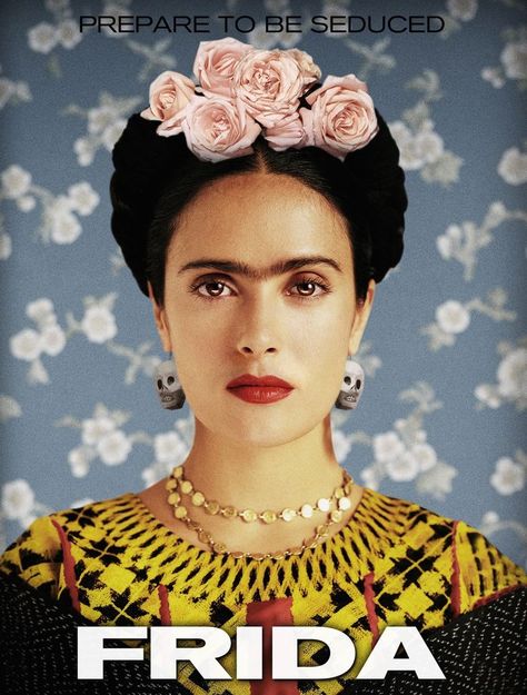 Salma Hayek in "Frida", 2002 Salma Hayek Frida, Frida Movie, Frida Poster, Julie Taymor, Mighty Mike, Frida Kahlo Style, Margaret Rose, Eric Bana, Miranda Priestly