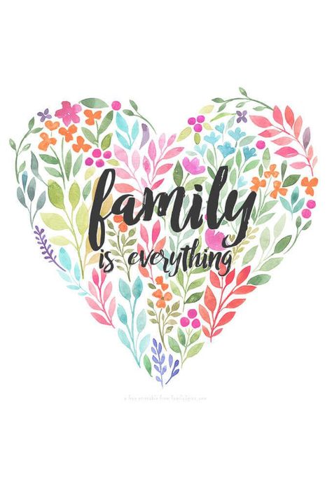 This love letter to my family lets them know how important they are to me, plus I have this free heart printable stating my mantra, family is everything. #printable #family #valentinesday #mothersday  via @familyspice Family Is Everything, A Love Letter, Love Letter, The Words, My Family, A Love, Quotes, Flowers