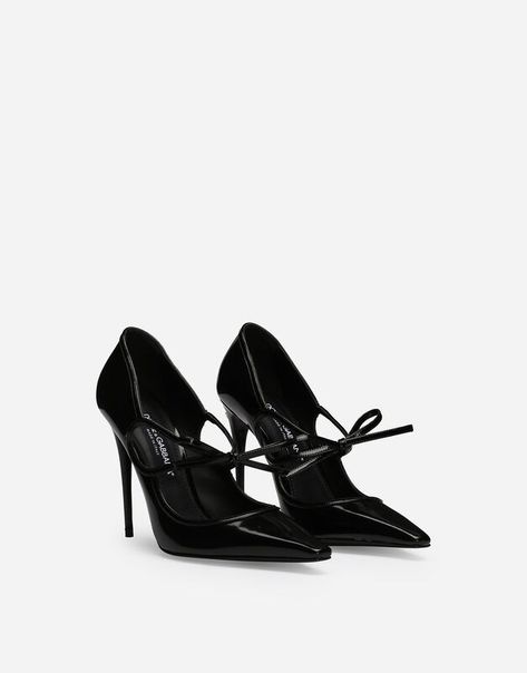 Dolce & Gabbana Polished calfskin pumps Dolce And Gabbana Heels, Dolce And Gabbana Shoes, Dolce Gabbana Heels, Chloe 2024, Pretty Heels, Feminine Shoes, Heels Aesthetic, Shoes Heels Classy, Dg Logo