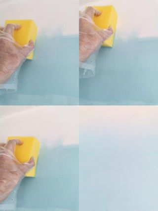 Blending Wall Paint Colors, How To Blend Paint On Walls, Wall Paint Two Colors, How To Blend Wall Paint, Gradient Wall Paint Diy, Ombre Accent Wall Living Room, How To Paint An Ombre Wall Diy, Painting Ombre Walls Diy, Painting An Ombre Wall