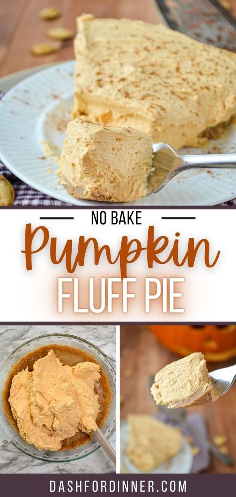 Pumpkin Fluff Pie, Pumpkin Baking Recipes, No Bake Pie, Dessert Pumpkin, Pumpkin Fluff, No Bake Pumpkin, No Bake Pumpkin Cheesecake, No Bake Pumpkin Pie, Fall Desserts Easy