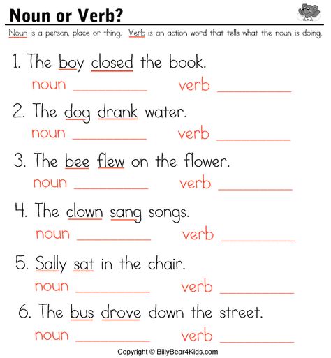 Noun Verb Adjective Worksheets Noun Pronoun Verb Adjective Worksheet, Noun Verb Worksheets, Verb Noun Worksheet, Noun Adjective Worksheet, Nouns And Verbs Worksheets 1st Grades, Verb Noun Adjective Worksheet, Verb Worksheets Grade 2, Verb Worksheets For Grade 1, Nouns Worksheet 1st Grade