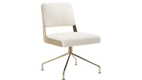 Cream Office Chair, Chic Office Chair, Glam Life, Modern Office Chair, Small Chair, Leather Office Chair, Furniture Hacks, Chic Office, Herman Miller