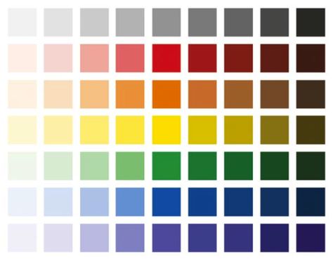 Paint Charts, Elements And Principles, Value In Art, Color Scale, Elements Of Design, Impressionist Paintings, Colour Tint, Chiaroscuro, Elements Of Art