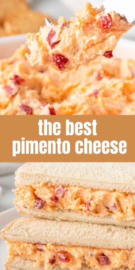 Old Fashioned Pimento Cheese Recipe, Pimento Cheese Recipe Easy, Sandwich Spread Recipes, Breakfast Toasts, Cream Cheese Spread Recipes, Pimento Cheese Recipe, Dinner Recipes Keto, Cheese Spread Recipes, Pimento Cheese Sandwiches