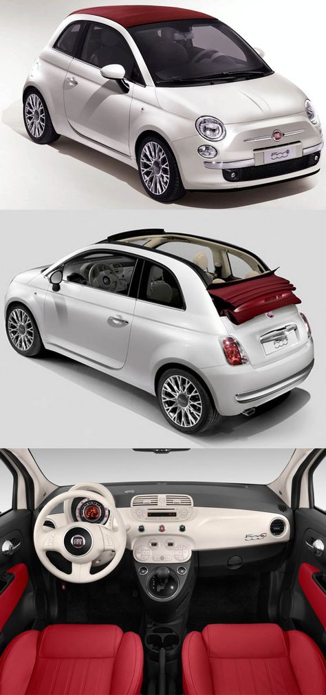 Fiat 500 Lounge. Nowy model Fiata stanowi nawiązanie do legendarnej już 500, która rządziła przez wiele lat na europejskim rynku motoryzacyjnym. Jest to idealne auto miejskie, jakie gwarantuje komfort i bezpieczeństwo podczas jazdy, a także niskie koszta, gdyż jest to bardzo ekonomiczny samochód pod względem spalania. To auto idealne do jazdy do pracy, na krótsze wycieczki. #fiat #motoryzacja #auto #moto #samochód ##Fiat ##500 Fiat Convertible, Fiat 500 Convertible, White Fiat 500, Fiat 500 White, Fiat 500 Cabrio, Fiat 500 Lounge, Fiat 500 Sport, Fiat 500 Car, Fiat 500c