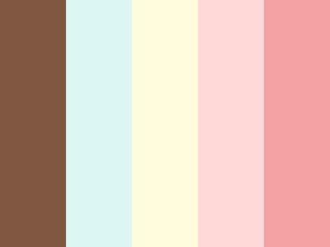 "Vuitton's Breakfast" by misserp baby, blue, brown, cake, cream, libfavfind, light, pastel, pink, red Flat Color Palette, الفن الرقمي, Month March, Hex Color Palette, Decor Color Schemes, Cool Color Palette, Color Palette Challenge, Brown Color Palette, Paint Color Palettes