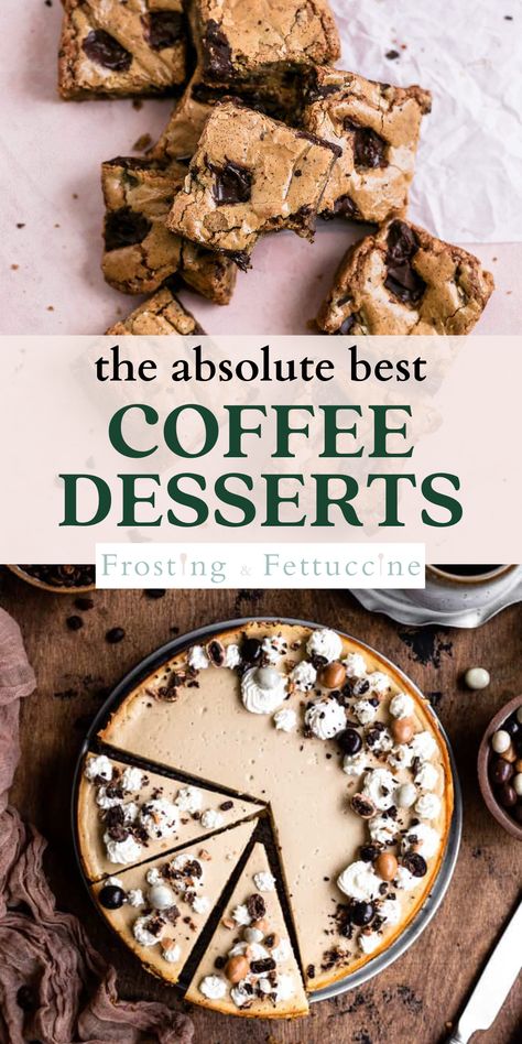 Coffee Ground Desserts, Healthy Coffee Dessert Recipes, Coffee Flavored Recipes, Coffee Recipes Baking, Coffee Flavor Desserts, Cookie Recipes Coffee, Coffee Flavoured Desserts, Recipes Using Coffee Extract, Espresso Recipes Desserts