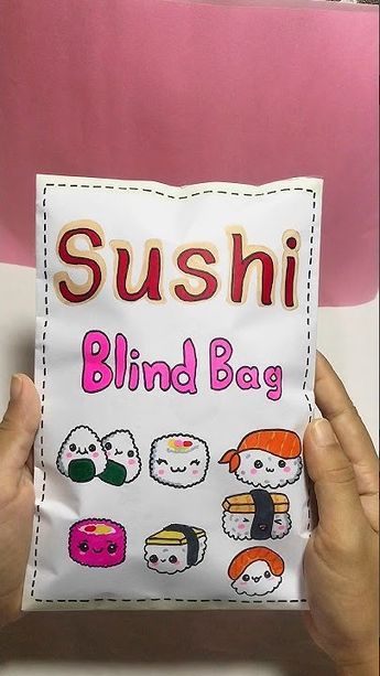 Paper Mache Projects, Diy Sushi, Kawaii Diy, Easy Paper Crafts Diy, Paper Craft Diy Projects, Blind Bag, Fun Easy Crafts, Craft Lovers, Blind Bags