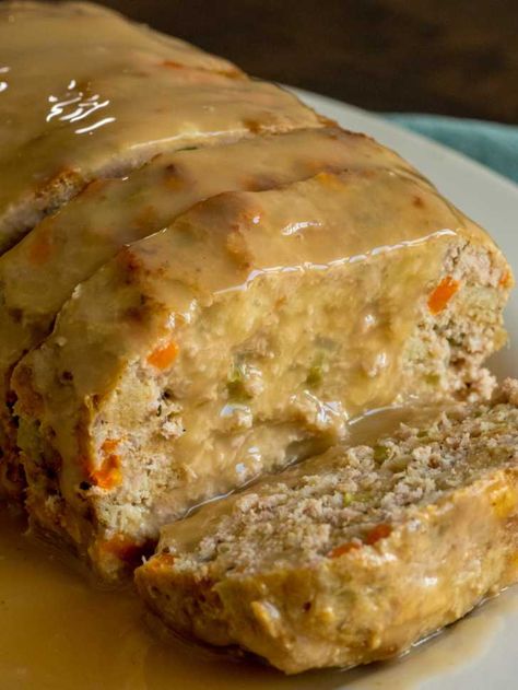 Turkey Stuffing Meatloaf, Turkey And Stuffing Meatloaf, Stuffing Meatloaf, Turkey Loaf, Turkey And Stuffing, Stuffed Meatloaf, Turkey Meatloaf Recipes, Beef Meatloaf, Stuffed Bread