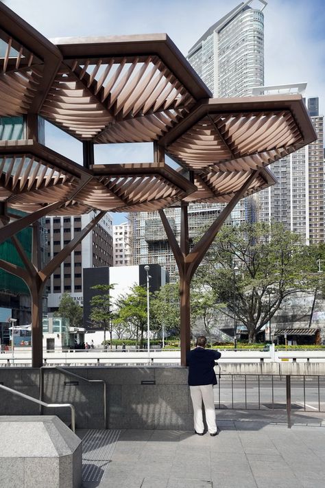 Unique Shade Structures, Outdoor Stage Architecture, Urban Pergola, Roofed Pergola, Public Space Architecture, Urban Landscape Design, Pavilion Design, Pergola Design, Canopy Design