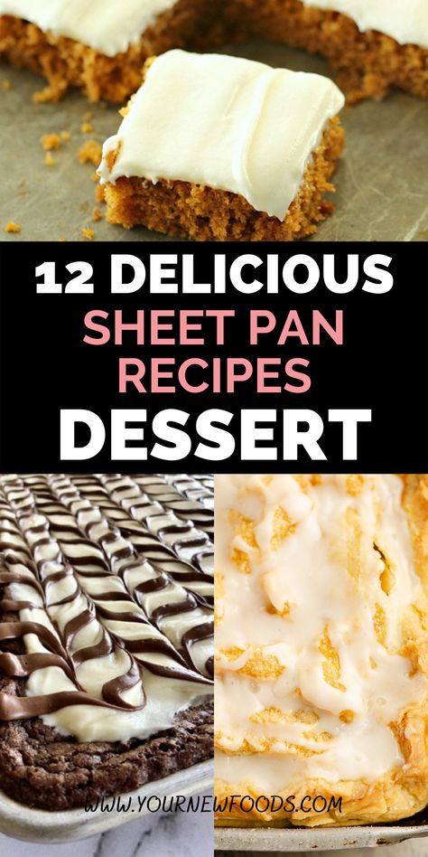 Sheet Pan Dessert Recipes, Sheet Pan Dessert, Sheet Pan Desserts, Pan Desserts, Easy Dessert Bars, Easy Bar Recipes, Recipe Sheet, Pie Bar Recipes, Potluck Desserts