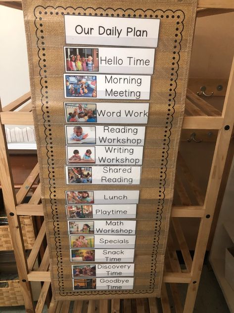 Kindergarten Daily Schedule, Kindergarten Routines, Kindergarten Day, Kindergarten Schedule, Reggio Emilia Classroom, Reggio Inspired Classrooms, Eyfs Classroom, Reggio Classroom, Classroom Schedule