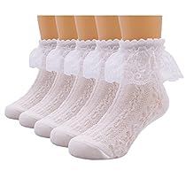 Lace Ankle Socks, Ruffle Socks, Frilly Socks, Ruffled Socks, Toddler Socks, Lace Socks, Princess Style, Dress Socks, Lace Design