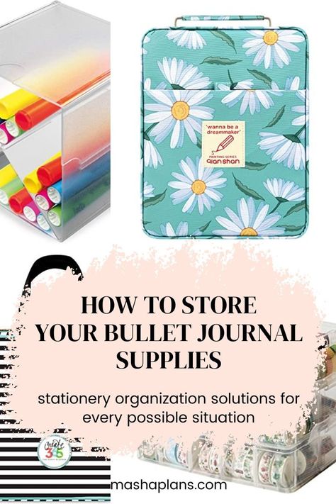 Are you looking for a way to store your Bullet Journal supplies? Check out these items! WIth these organizers, you'll be able to find everything you need quickly and easily. Plus, your supplies will stay in great condition. Bujo Supplies Organization, Journal Supplies Organization, Bullet Journal Supplies, Organization Bullet Journal, Journal Supplies, How To Store, Stationery Organization, Organization Solutions, Supplies Organization