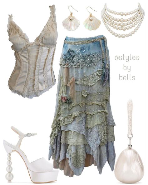 Mermaid Outfit, Earthy Outfits, Mode Boho, Looks Street Style, Swaggy Outfits, Mode Inspo, Mermaid Fashion, Really Cute Outfits, Mode Vintage