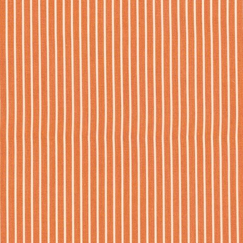 Edie Stripe | 71308 in Orange | Schumacher Fabric | This small-scale stripe comes in a stunning rainbow of hues and has a slight faille that gives it a delightful crispness. Flame Test, Powder Room Makeover, Schumacher Fabric, Classic Interior Design, Custom Drapery, Fabric Inspiration, Stripe Fabric, Drapery Panels, Pierre Frey