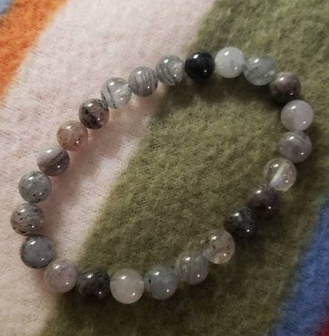 Excited to share the latest addition to my #etsy shop: Haunting Phantom Lodolite Bracelet https://etsy.me/3rxcW4a #gray #round #yes #no #unisexadults #gemstone #bohohippie #wealthnabundance #keepyougrounded Rock Bracelets Stones, Rock Bracelets, Gray Bracelet, Fayetteville Nc, Hippie Bracelets, Beads Bracelet Design, Jewelry Accessories Ideas, Pink Agate, Crystal Accessories