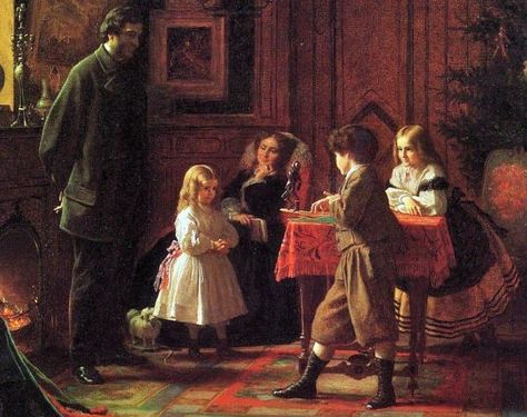 Eastman Johnson (American painter, 1824-1906) Christmas Time the Blodgett Family 1864 Detail Austin Osman Spare, August Sander, Camille Claudel, Albert Bierstadt, Auguste Rodin, American Painting, Alphonse Mucha, Screen Design, Metropolitan Museum Of Art