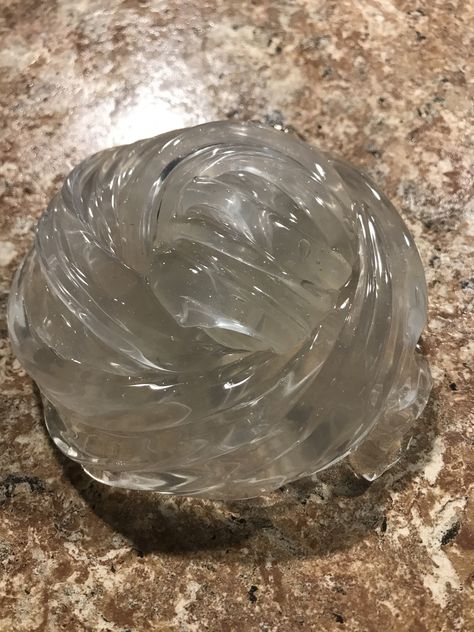 Slime With Clear Glue, Thick And Glossy Slime Recipe, Slime Clear, Clear Glue Slime, Holographic Slime, Slime Time, Clear Slime, Creative Food Art, Slime Recipe