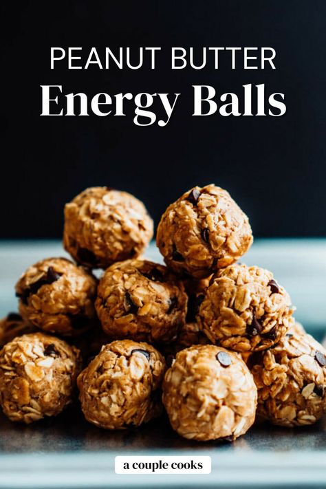 This peanut butter energy balls recipe is the best easy snack! Healthy oatmeal balls pack protein and fiber into tasty bites. #energyballs #peanutbutterenergyballs #energybites #peanutbutteroatmealballs Peanut Oatmeal Energy Balls, Peanut Butter Oatmeal Energy Balls, Oatmeal Breakfast Balls, Fiber Balls Recipes, Oatmeal Balls Healthy, Peanut Butter Balls Protein, Protein Balls Oatmeal, Peanut Butter Oatmeal Protein Balls, Oatmeal Peanut Butter Protein Balls