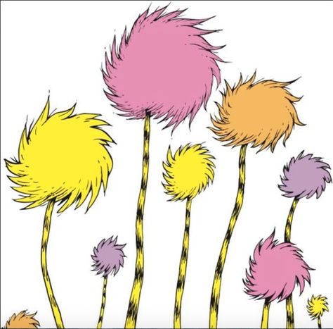 Truffula Tree Forest from The Lorax Lorax Truffula Trees, Dr Seuss Trees, Dr Seuss Clipart, Lorax Trees, Dr Seuss Lorax, Dr Seuss Art, Dr Seuss Classroom, Truffula Trees, Dr Seuss Crafts