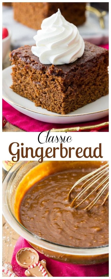 Gingerbread Dessert Recipes, Gingerbread Dessert, Gingerbread Cake Recipe, Pan Sin Gluten, Gingerbread Recipe, Gingerbread Cake, Christmas Cooking, Food Cakes, Christmas Gingerbread